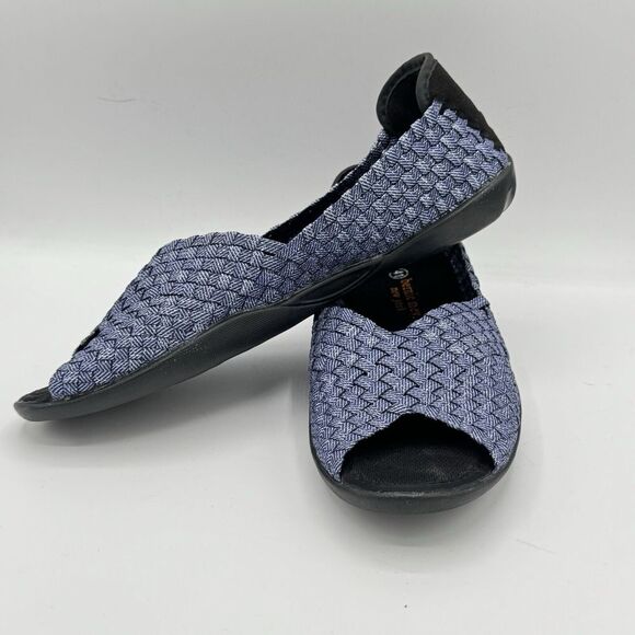 Women's Bernie Mev. CATWALK Casual Woven Slip-On  Memory Foam JEANS, Size 10/41 - Picture 4 of 9